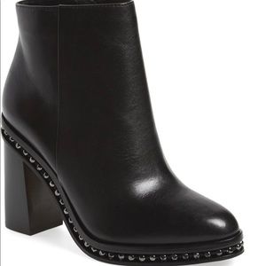 Coach “Justine” Studded Ankle Bootie